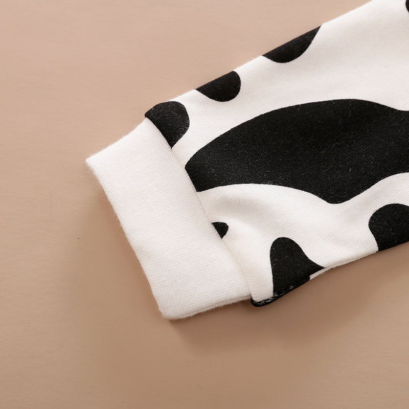 Baby Boy / Girl Cow Print Jumpsuit