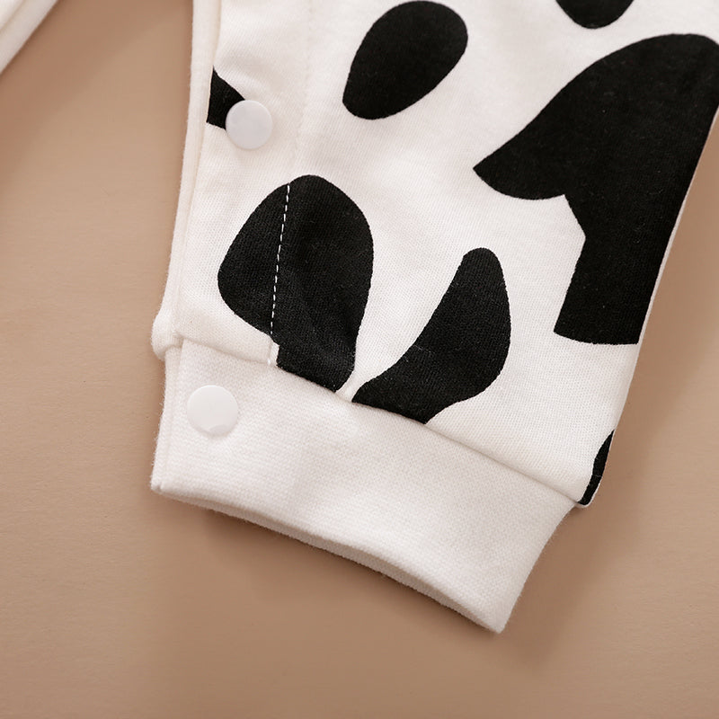 Baby Boy / Girl Cow Print Jumpsuit