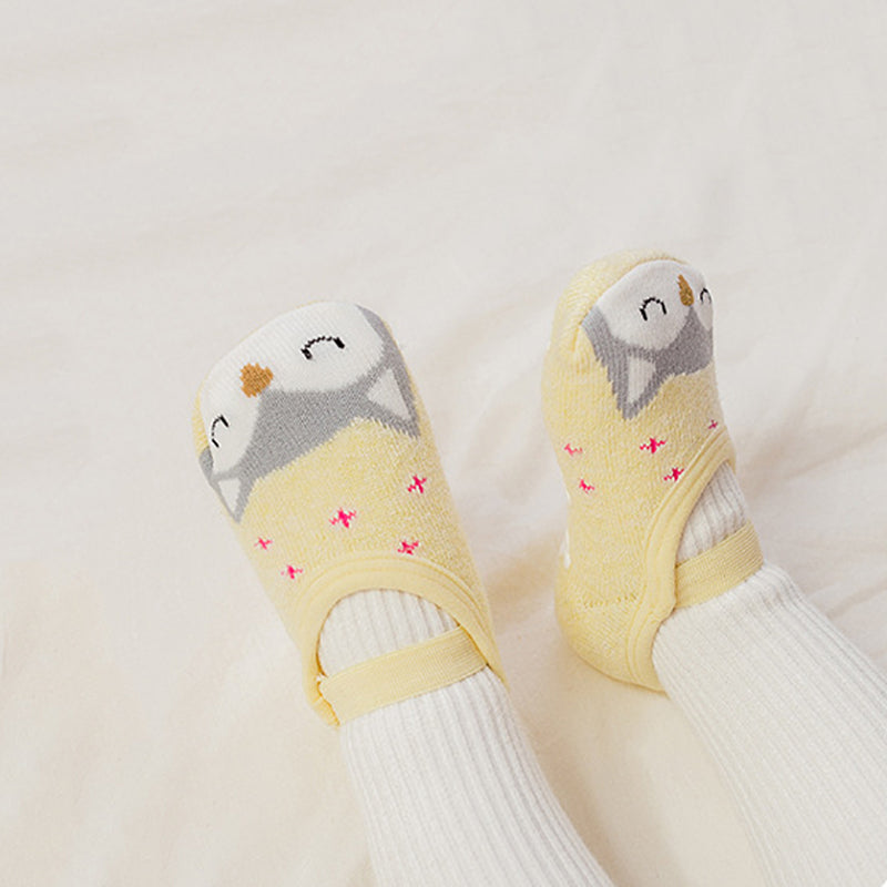 Chaussettes de sol avec animaux de dessin animé pour bébé/enfant en bas âge