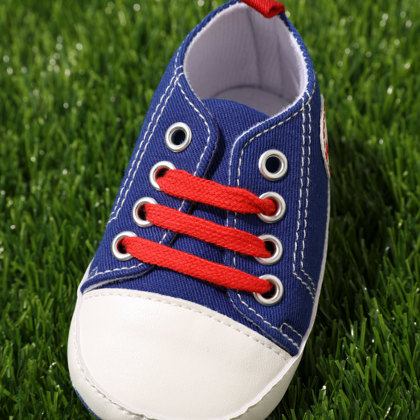 Baby / Toddler Letter Graphic Lace Up Prewalker Shoes