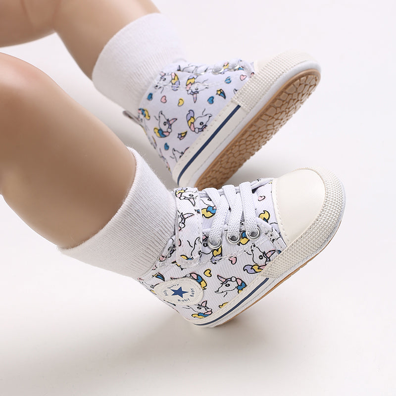 Baby Animals Print Simple All-match Toddler Shoes