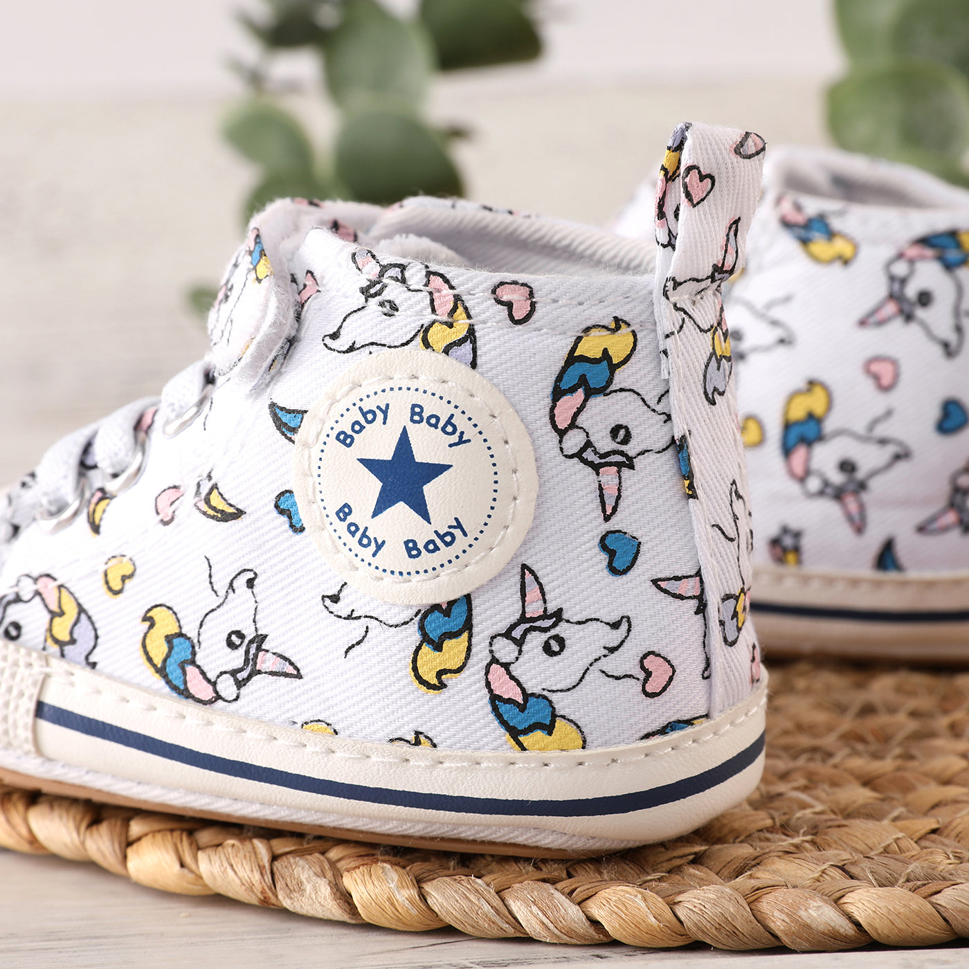 Baby Animals Print Simple All-match Toddler Shoes