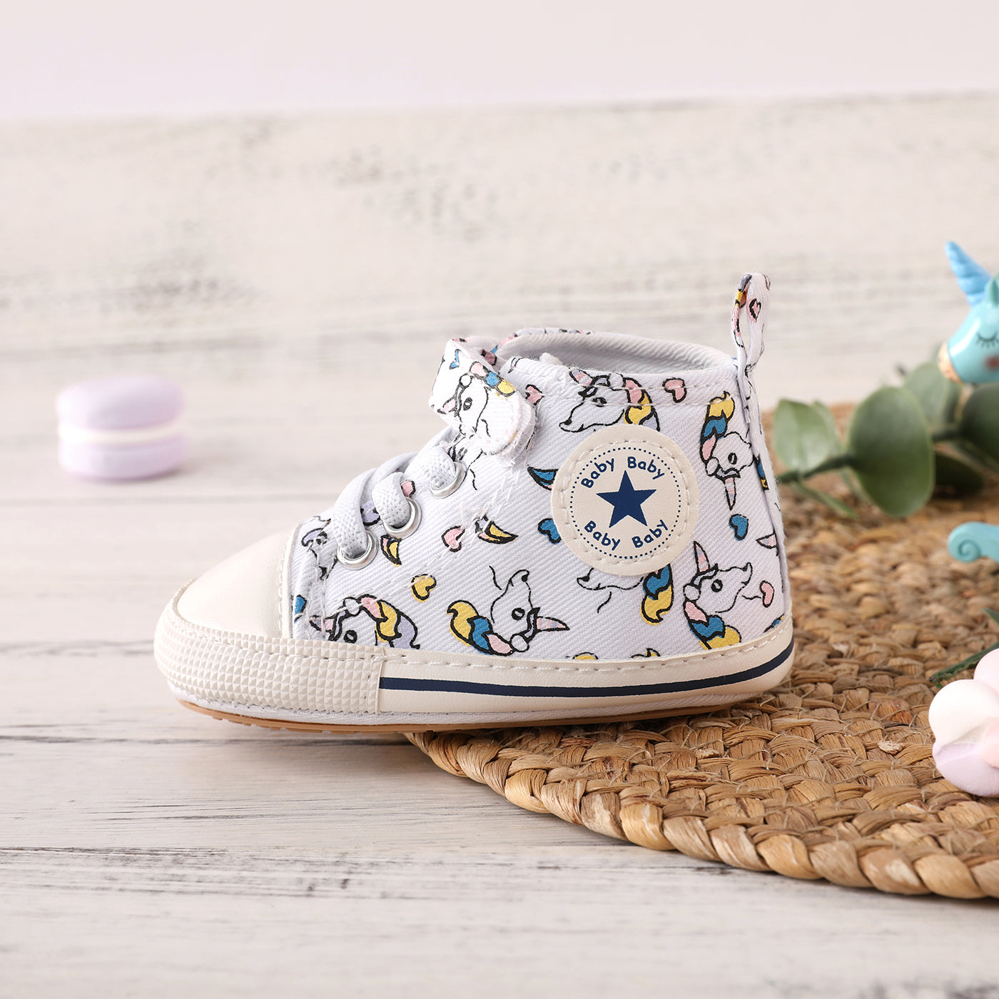 Chaussures simples assorties avec tout pour tout-petits à imprimé bébé animaux