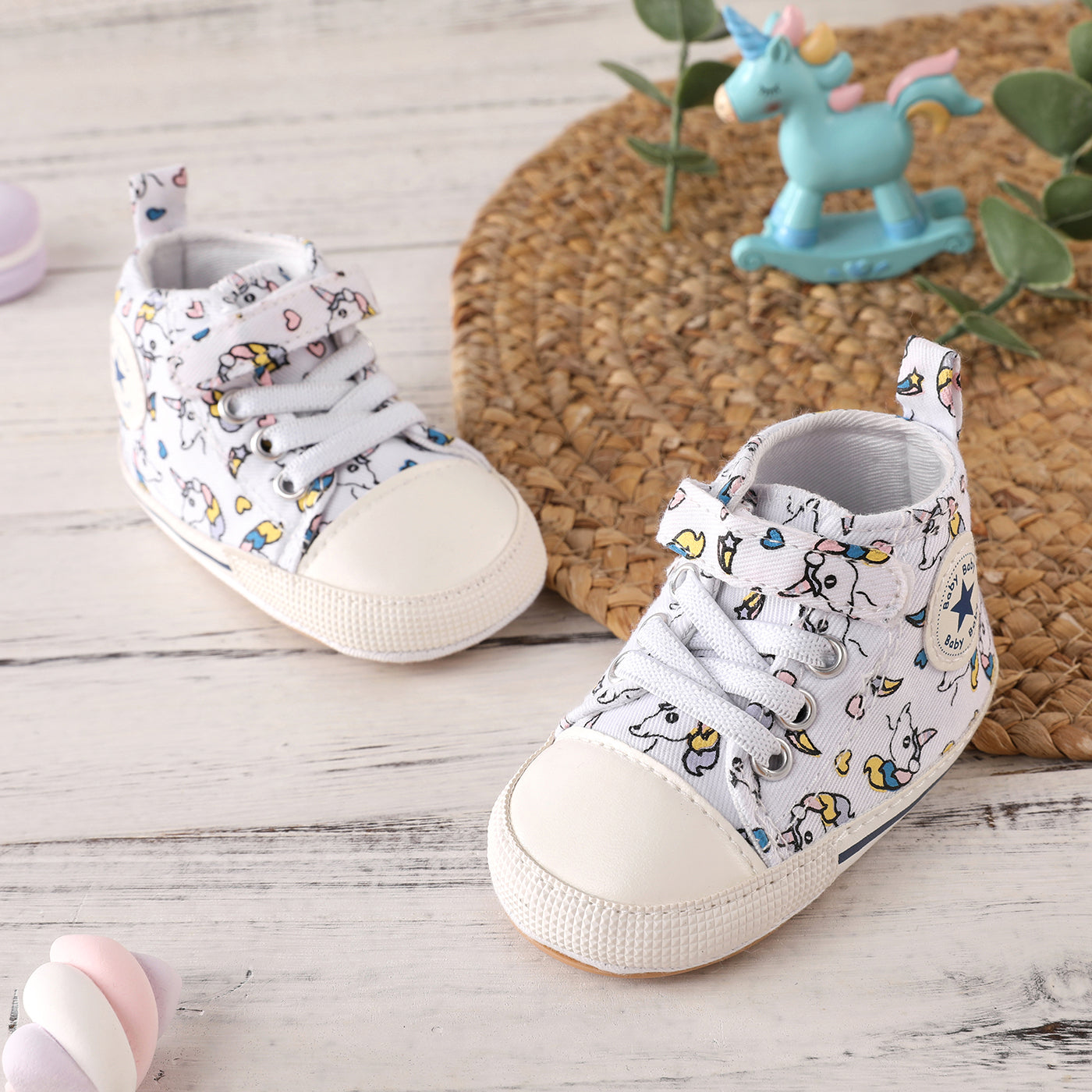 Chaussures simples assorties avec tout pour tout-petits à imprimé bébé animaux