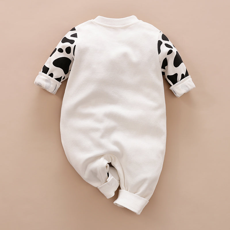 Baby Boy / Girl Cow Print Jumpsuit